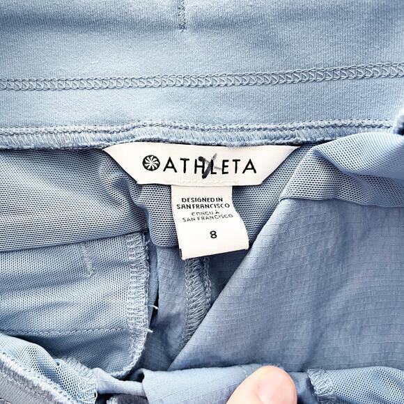 Athleta Trekkie Mid Rise Legacy Jogger in Cottage Blue - Picture 7 of 9